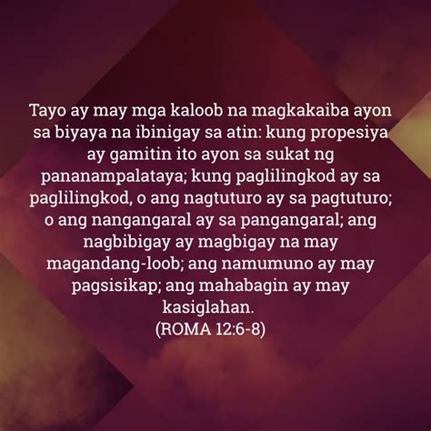 Roma 12:6.